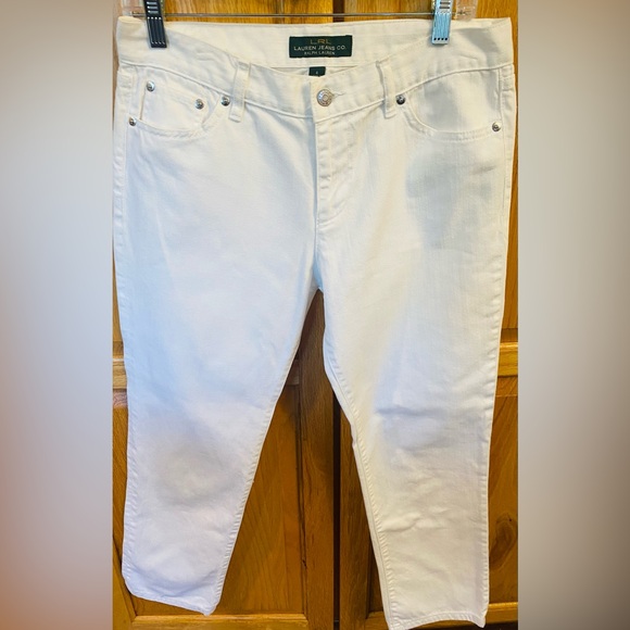 Ralph Lauren Denim - LRL Lauren Jeans Co Woman's White Boyfriend‎ Fit Size 32X35